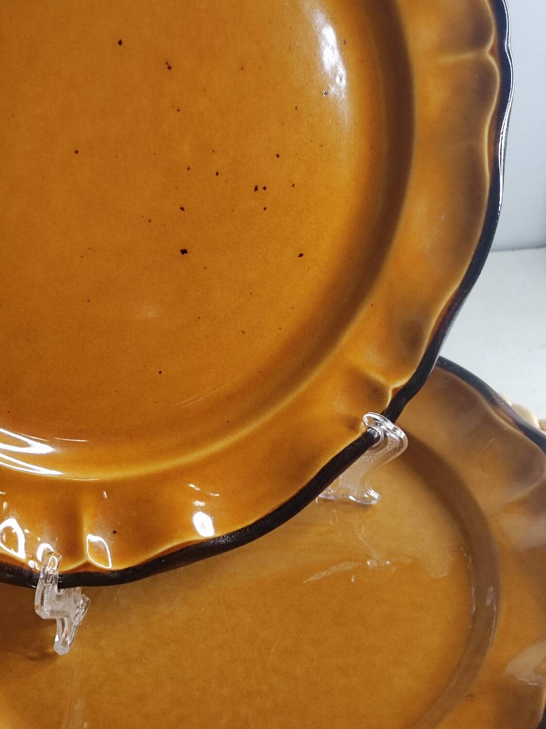 Haute Provence earthenware dinner plates