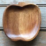 Empty wooden apple pocket