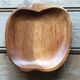 Empty wooden apple pocket