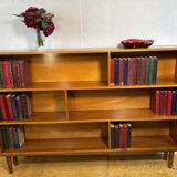 Mid Century Retro Teak Bookcase Circa 1960 Danish Design Scandinavian Influ
