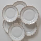 Service of 6 Limoges porcelain plates