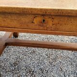 Oak farmhouse table 6 feet 2 drawers 200cm