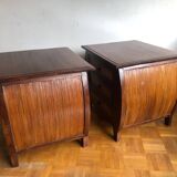 Pair of ethnic style bedside tables