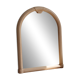 Powder pink arch wall mirror - Art Deco style - Moulded frame