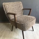 Set of 2 Vintage Cocktail Club Chairs, 1950s