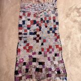 Colorful Boucherouite Moroccan rug - 126 x 195 cm