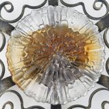 Vintage brutalist wall or ceiling light 1970