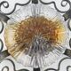 Vintage brutalist wall or ceiling light 1970