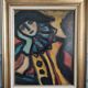 Oil on panel by Demianoff, the harlequin