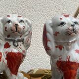Paire de lampes Staffordshire