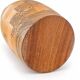 Decorative segmented wooden vase
