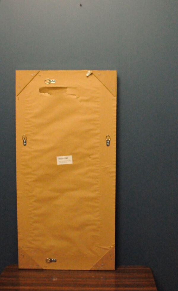 Large mirror in a golden decorative frame