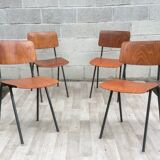 Set of 4 vintage chairs and design Eromes