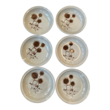 Set of 6 plates skullcap Chardon Sarreguemines