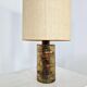Fractal resin and copper lamp | 1970s