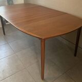 Scandinavian extendable teak dining table by alf aarseth