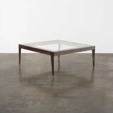 Bespoke shagreen and brass coffee table