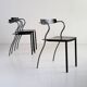 Pascal Mourgue, set of 3 Artelano chairs, 1980