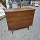 Vintage oak commode from the 1960s.