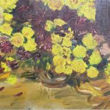 Tableau "Le bouquet jaune"