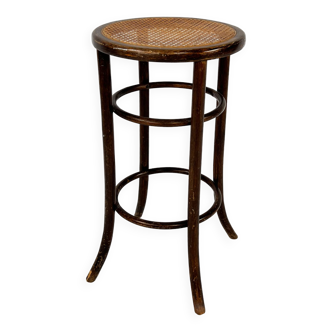 Cane and bentwood austria barstool, 1940s