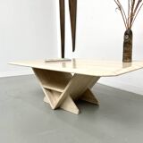 Travertine coffee table, Italy 1970