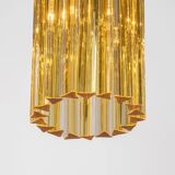 Small Murano glass ceiling light designed by Venini for Kalmar, Austria, 1970s.