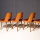 Mid Century dining chairs by Radomír Hofman, 1960´s, set of 4