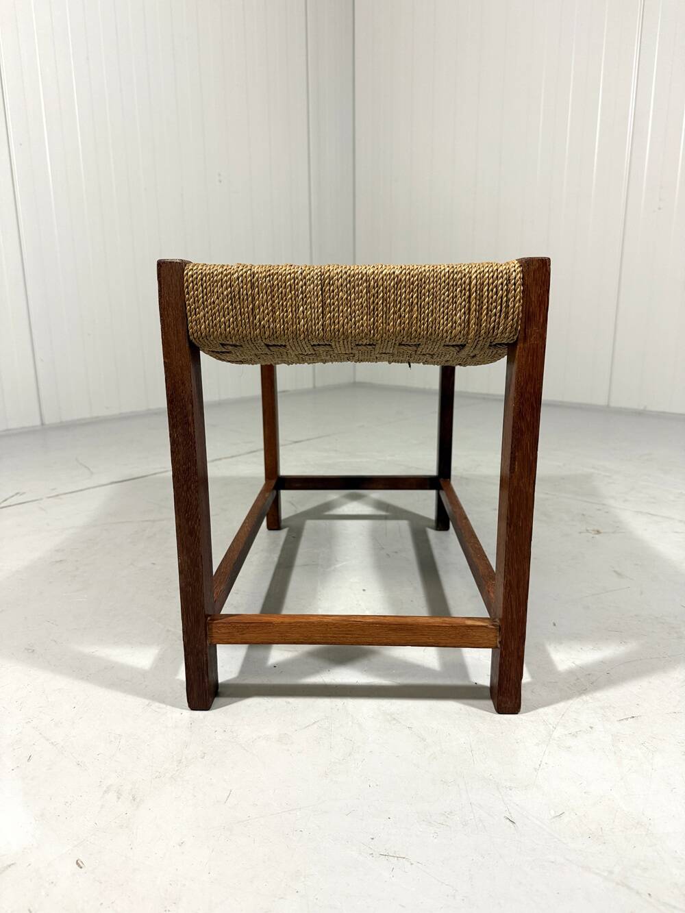 Plaited cord seat stool 1950’s