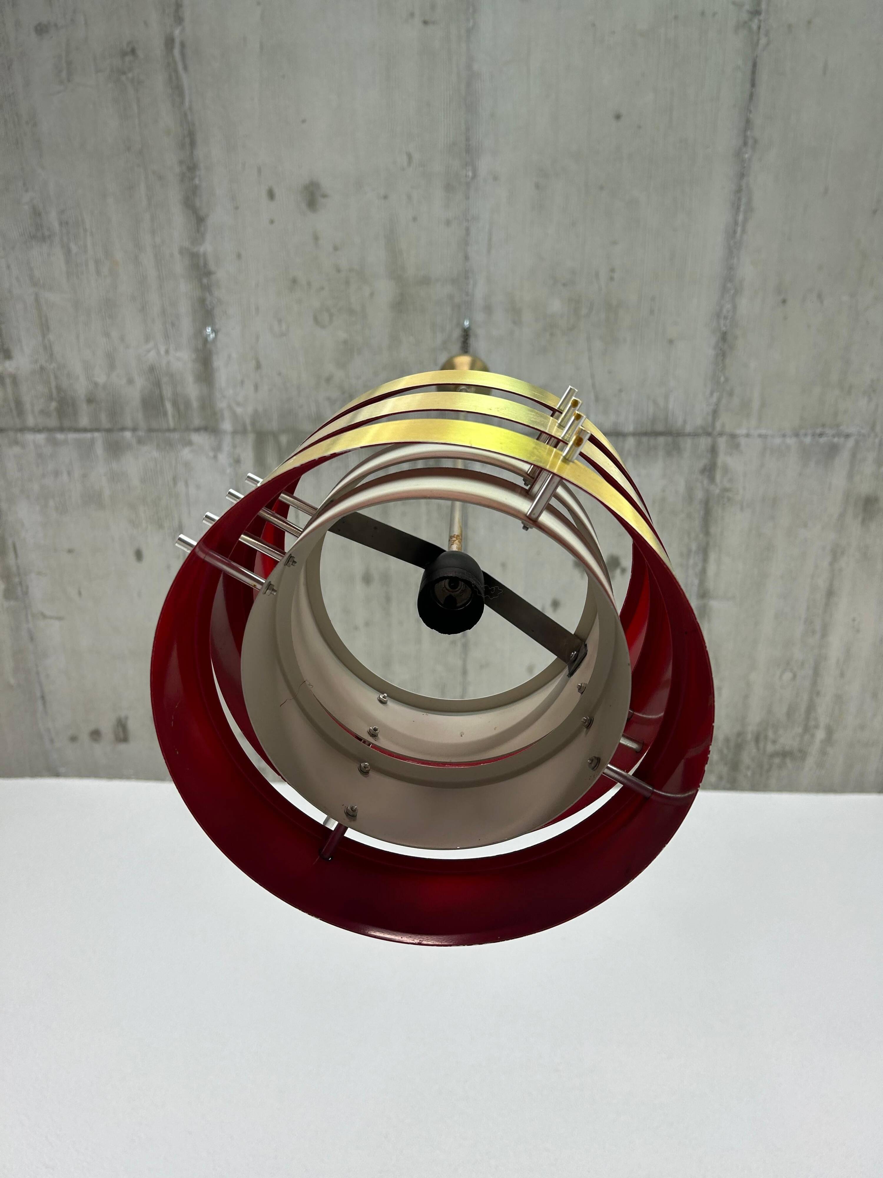 Mid-century modern pendant lamp by VEB Leuchten