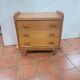 Scandinavian oak chest of drawers from the 1960s.