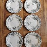 Old HC dessert plates, iron earth