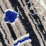 Moroccan wool hallway carpet 85x310 cm