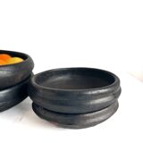 Abron "Kânâh" smoked terracotta dish | Ø 23cm diameter | African bowl