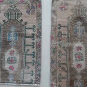 Lot de 2 tapis turcs vintage faits main