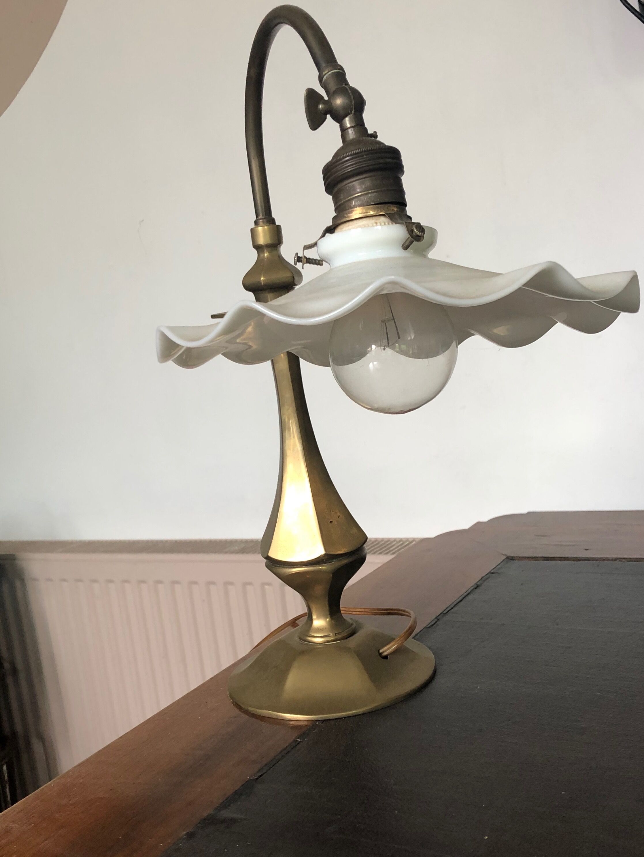 Lampe de table antique art deco