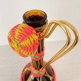 Scoubidou bottle and golden sons