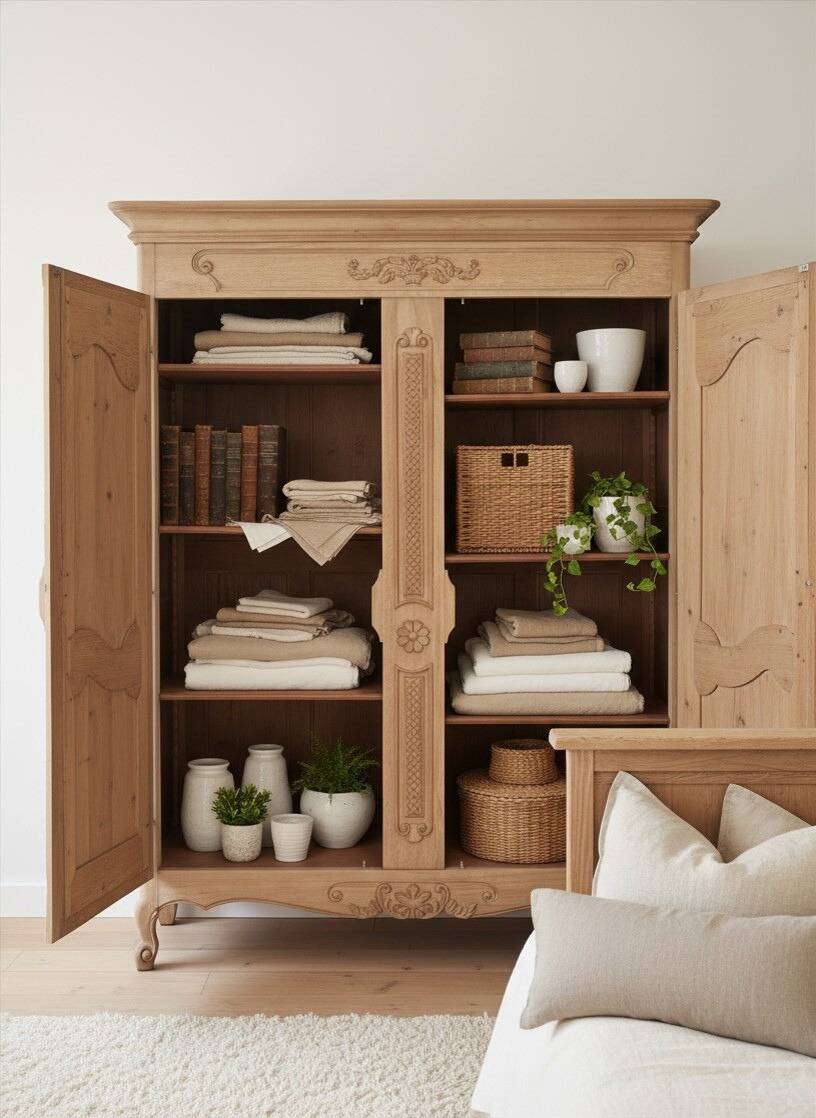 Antique oak cupboard