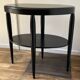 Gueridon console bois noir art déco