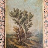 Landscape with tall trees - Oil - Barbizon