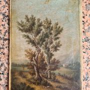 Landscape with tall trees - Oil - Barbizon