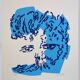 Jean Coulot: benevolent gaze, signed original screen print