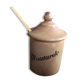 Sandstone mustard pot