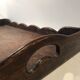 Old wooden tray