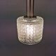 Small hanging lamp in transperant crystal glass