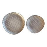 Two dishes Niderviller "Voile"