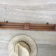 VINTAGE Geometric Solid Oak COAT RACK
