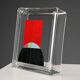 Vintage glass centrepiece designed by Eugenio Carmi, Italy 1999.