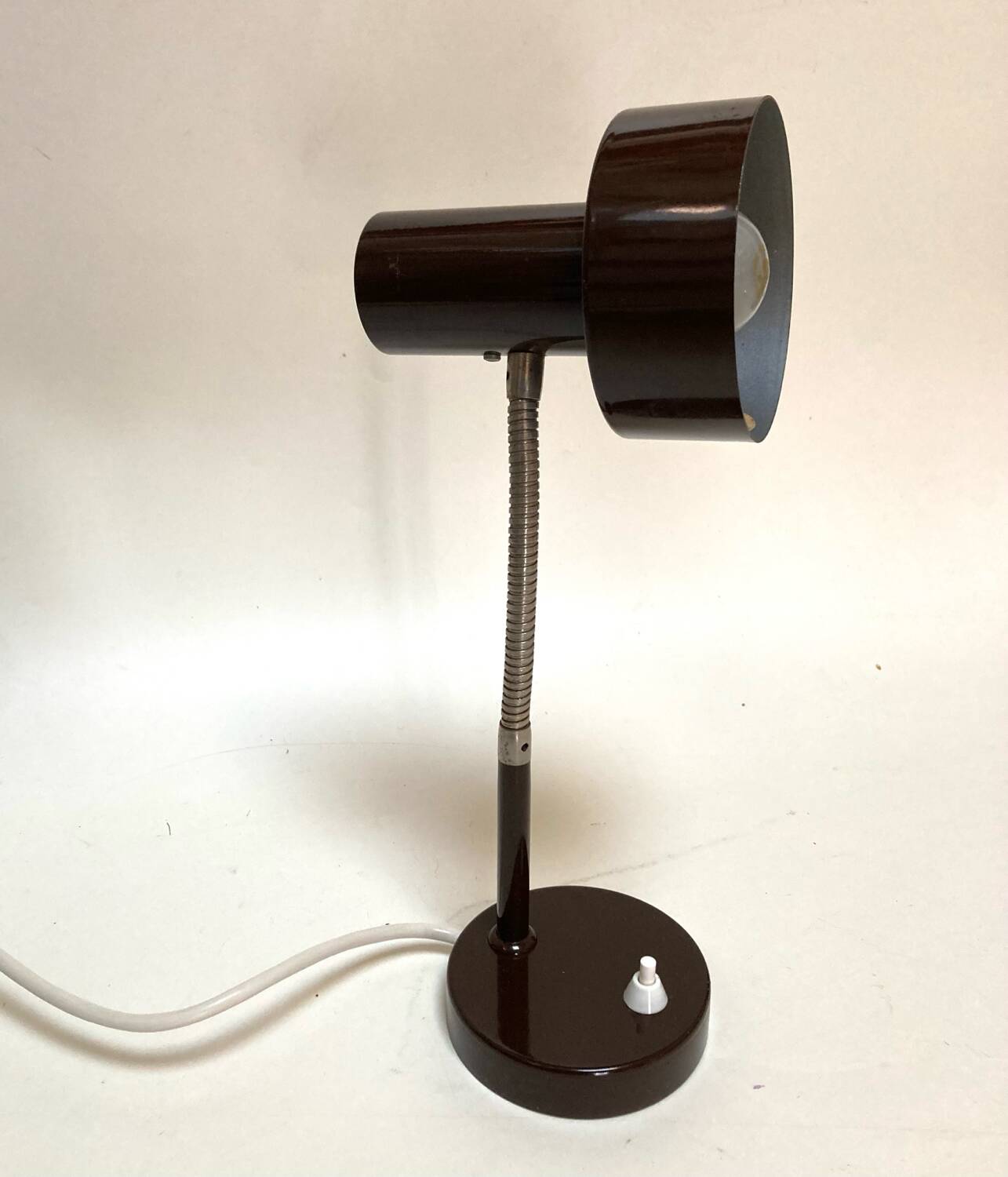 Brown vintage desk lamp