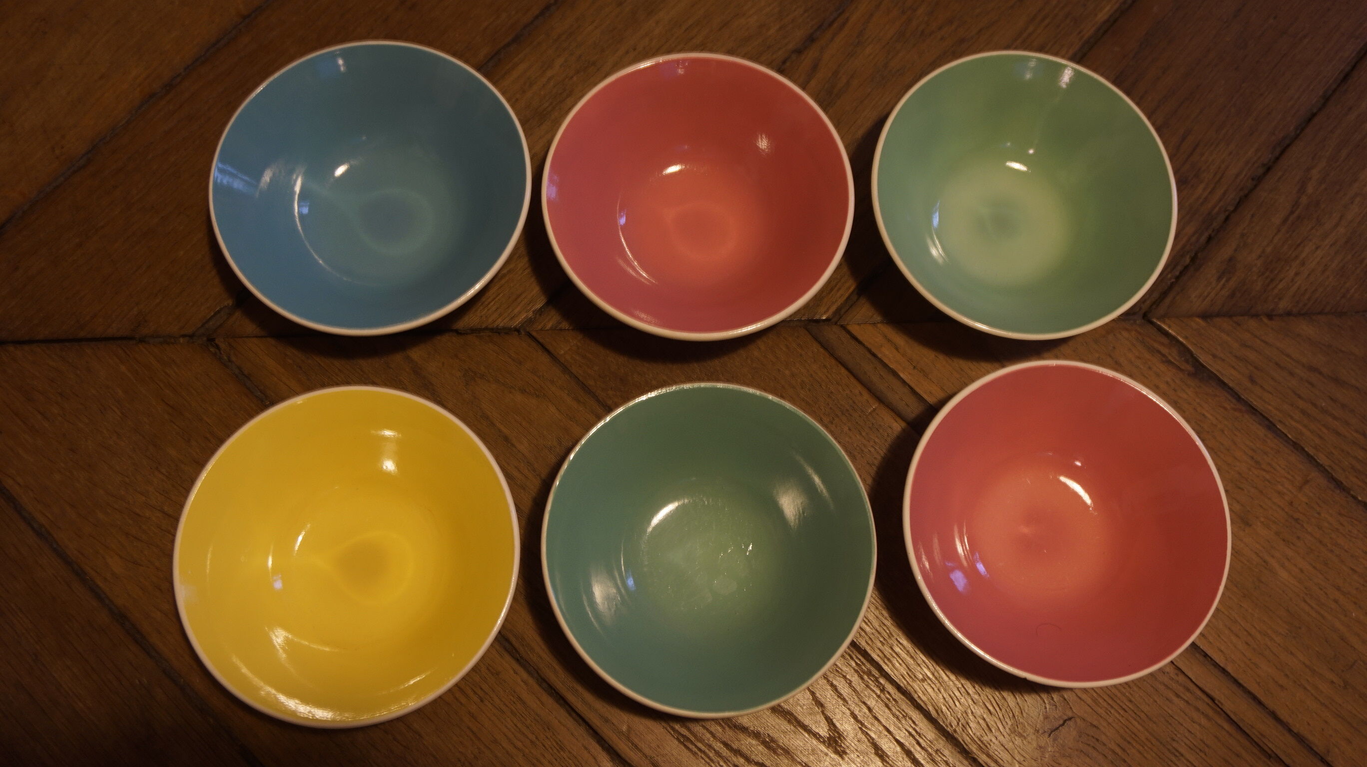 Digoin Sarreguemines Francorusse bowls